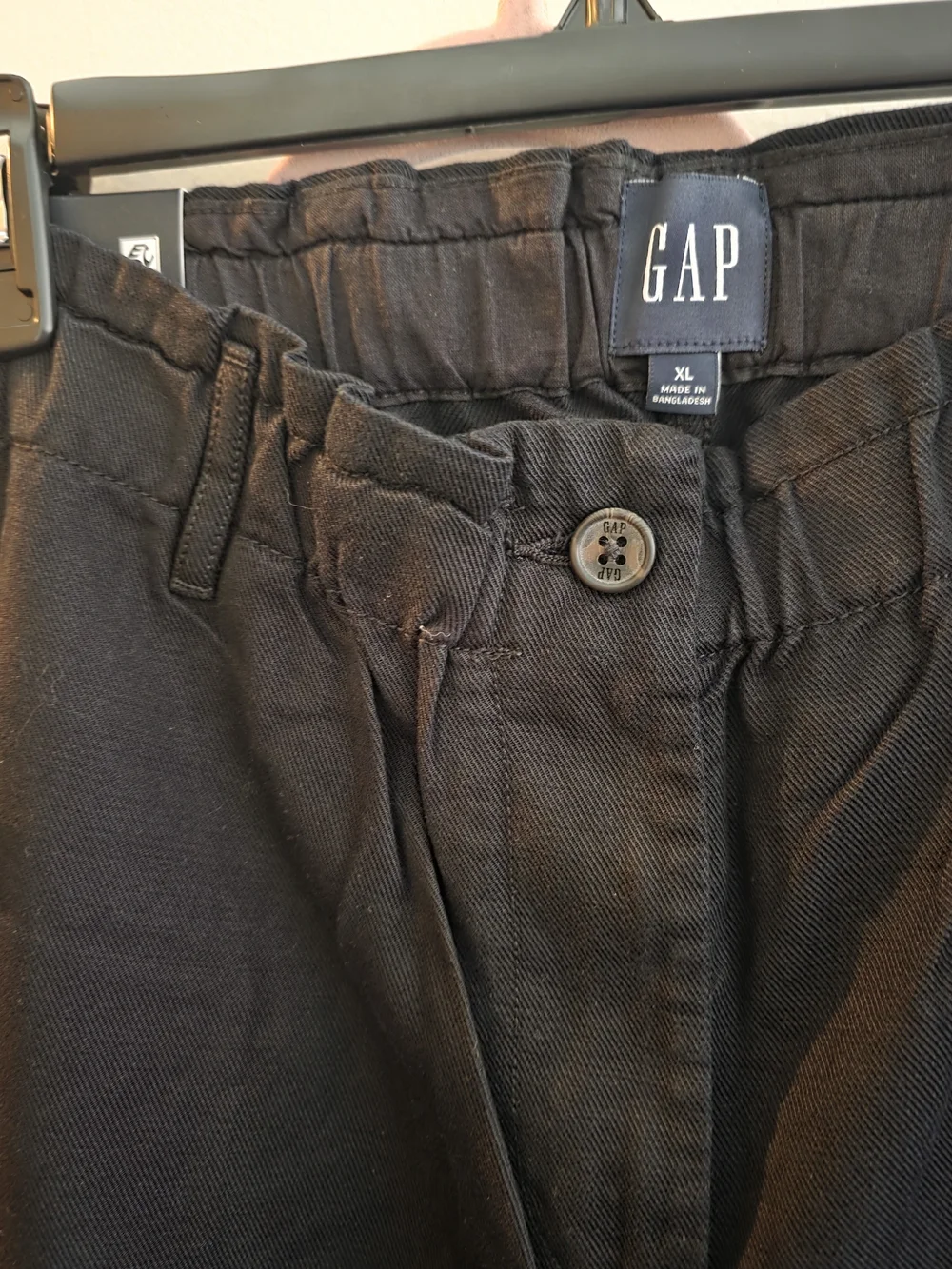 GAP Black Paperbag Waist Chinos